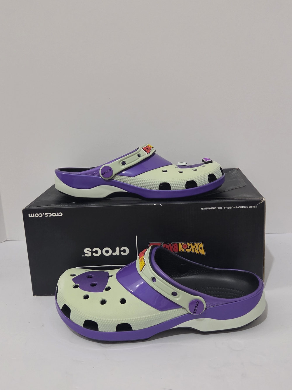 Crocs Dragon Ball Z Frieza Classic Clog Men 8/Women 10 M8/W10 Jibbitz Comfy NIB